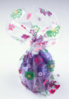 Bedrukte Zakken Bloemen 12,7x7,6x29,2cm met zijvouw (100 stuks) [G5FG]