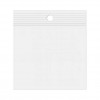 Gripzakken met Ophanggat 5x5cm Kristalhelder PP 50 Micron (100 stuks) [ZR22]