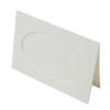 Kaarten met Frame Natuur 10,5x16,3cm Ovale uitsnede - Buitenmaat voor 12,5x17,5 print, 175g 14,3x21,6cm (25 stuks) [PJ41221]