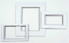 Passepartout Dubbeldik Wit/Zwart 40,6x50,8cm met 19x29cm Venster (10 stuks) [MD20198]