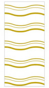 Bedrukte Zakken Golfjes Goud 12,7x7,6x29,2cm met zijvouw (100 stuks) [CG5WV]