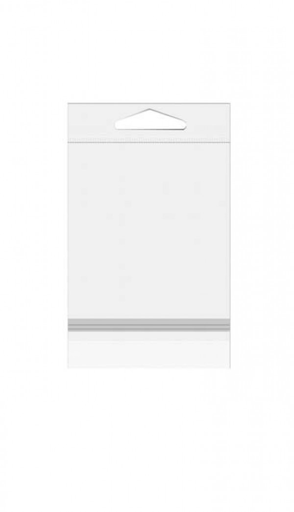 Headerbags 10,8x15,6cm met beschermende Sluiting (100 stuks) [HB4X6PC]