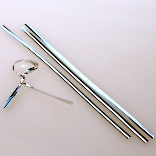 Bindstrips 10,2x0,4cm Zilver Metallic Plastic (1000 stuks) [TT4MS]