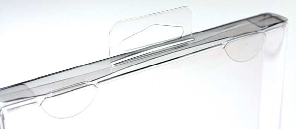 Plastic Doosjes 5,1x5,1x30,8cm Kristalhelder met Hanger in het midden (25 stuks) [CHFB268]