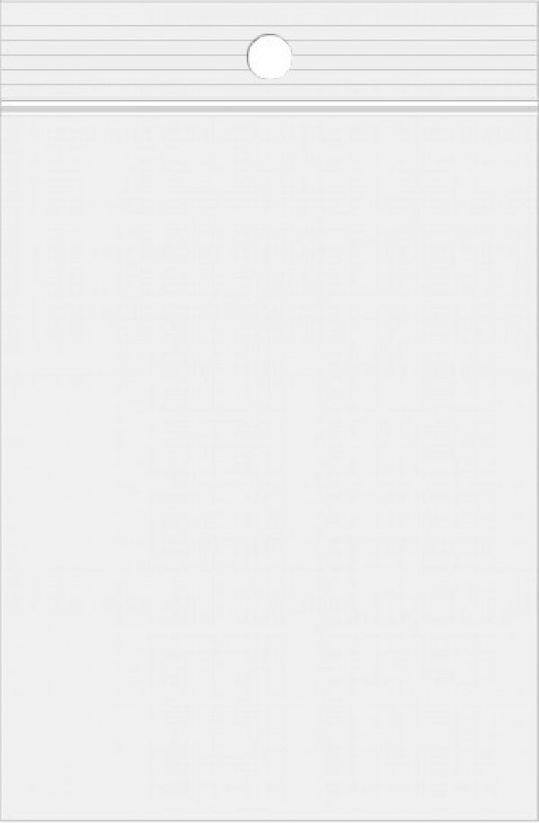 Gripzakken met Ophanggat 33x38cm Kristalhelder PP 75 Micron (100 stuks) [Z3R1315]