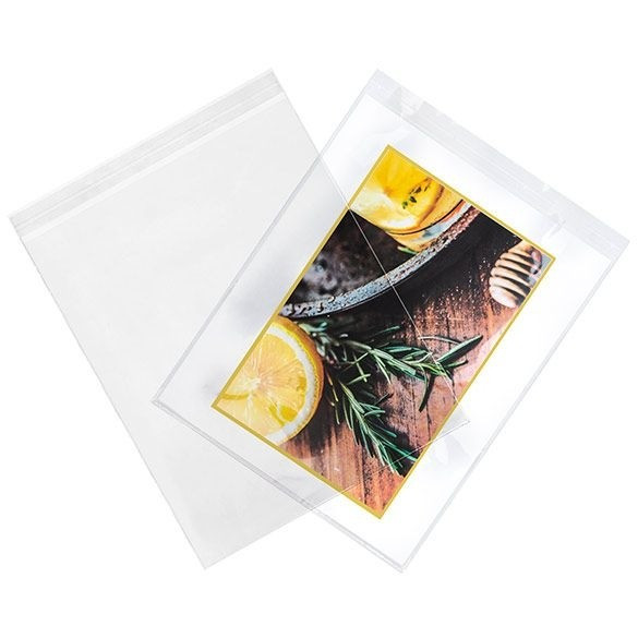 Plastic Zakken 41,8x51cm Transparant en Hersluitbaar (100 stuks) [B16]