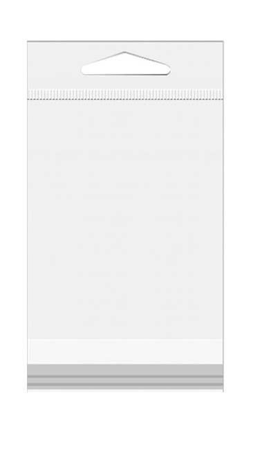 Headerbags 17,6x25,4cm Hersluitbaar en Kristalhelder (100 stuks) [HB610]