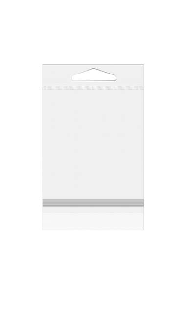 Headerbags 22,7x28,3cm met beschermende Sluiting (100 stuks) [HB811PC]