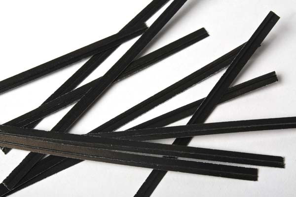 Bindstrips 10,2x0,4cm Papier Zwart (1000 stuks) [TT4BK]