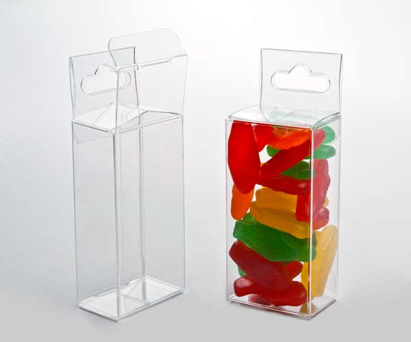 Plastic Doosjes 3,8x2,5x7,6cm met Hanggedeelte (25 stuks) [HFB218]