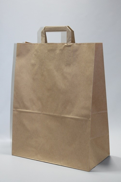Papieren Zakken Bruin Kraft 90 g/qm 32x11x40 cm (50 stuks) [PADB9040]