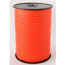 Krullint met Stippen Oranje 10 mm x 225 mtr (1 rol) [HV-PLS10OR]
