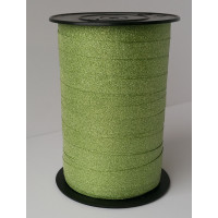 Krullint Lido Glitter Groen 10mm x 100 meter (1 rol) [HV-LID10GR]