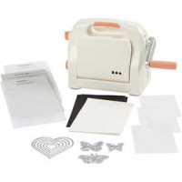 Stans- en embossingmachine Starterset, A5 15,5x21 cm, velbreedte max. 15,5 cm, 1set [HOB-11794]