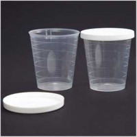 Bekertje met deksel,  30 ml, 75stuks [HOB-13172]