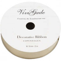 Cadeaulint, b: 18 mm, goud, 25m [HOB-20019]