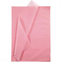 Tissuepapier, vel 50x70 cm,  14 gr, roze, 10vellen [HOB-200882]