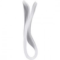 Quilling stroken, b: 5 mm, l: 78 cm, wit, 100stuks, 120 gr [HOB-20798]