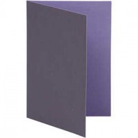 Kaart, paars/donkerpaars, afm 10,5x15 cm,  250 gr, 10stuks [HOB-216005]