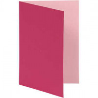 Kaart, roze, afm 10,5x15 cm,  250 gr, 10stuks [HOB-216009]