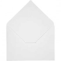 Envelop, wit, afm 11,5x16 cm,  100 gr, 10stuks [HOB-217001]