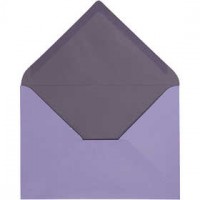 Envelop, donkerpaars/paars, afm 11,5x16 cm,  100 gr, 10stuks [HOB-217005]
