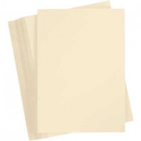 Gekleurd Karton, A4 210x297 mm,  180 gr, zandkleur, 100vellen [HOB-21728]