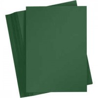 Gekleurd Karton, A6 105x148 mm,  180 gr, dennegroen, 100vellen [HOB-21824]
