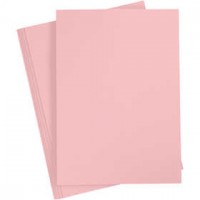 Card, A4 210x297 mm, 220 g, 10 pcs, light red [HOB-219019]