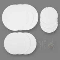 Mobielen blanco, d: 12+15+18 cm,  300 gr, 4sets [HOB-235800]
