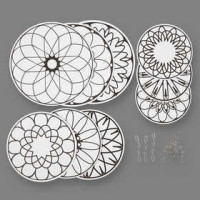 Mobielen met motief, bloemen, d: 12+15+18 cm,  300 gr, 3sets [HOB-235810]