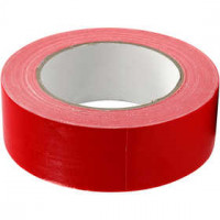 Canvas tape, b: 38 mm, rood, 25m [HOB-24644]