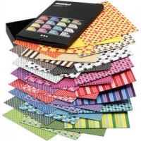 Color Bar papier, A4 210x297 mm,  100 gr, diverse kleuren, bedrukt, 160div vellen [HOB-25377]