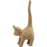 Kat, h: 28 cm, l: 12 cm, 1stuk [HOB-26537]