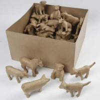 Boerderijdieren, h: 8-12 cm, 60stuks [HOB-26689]