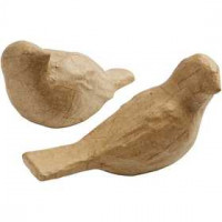 Vogels, afm 15x7x6 cm, 6stuks [HOB-26698]