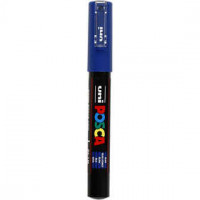 Uni Posca Marker, lijndikte: 0,7 mm,  PC-1M , blue, extra-fijn, 1stuk [HOB-273041]