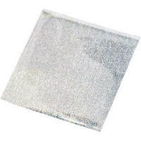 Lijmfolie, vel 10x10 cm, zilver, 30vellen [HOB-28236]