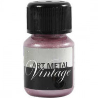 Art Metal verf, Parelmoer rood, 30ml [HOB-307130]