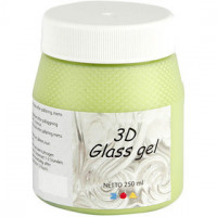3D Glass Gel, licht groen, 250ml [HOB-31720]