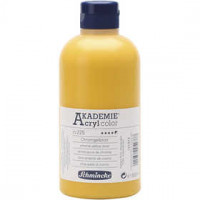 Schmincke AKADEMIE® Acryl color , chrome yellow hue (225), semi-opaque, good fade resistant, 500ml [HOB-31856]