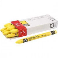 Neocolor II, dikte 8 mm, l: 10 cm, yellow (010), primaire kleur, 10stuks [HOB-34052]