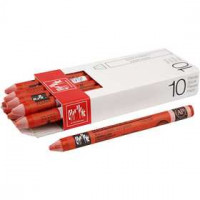 Neocolor II, dikte 8 mm, l: 10 cm, vermilion (060), 10stuks [HOB-34056]