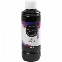 Vloeibare aquarelverf, zwart, 250ml [HOB-34340]