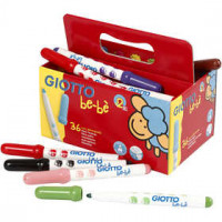 Stiften, lijndikte: 1-3 mm, d: 5 mm, diverse kleuren, 36stuks [HOB-37292]