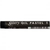 Gallery Oliepastels Premium, dikte 11 mm, l: 7 cm, zwart (248), 6stuks [HOB-38266]
