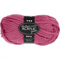 Fantasia acrylgaren, l: 35 m, roze, maxi, 50gr [HOB-421871]