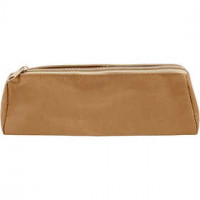 Pencil case, size 20x7x7 cm, 1 pc, light brown [HOB-498960]