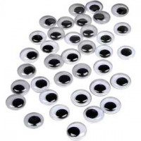 Wiebelogen, d: 10 mm, niet zelfklevend, 30stuks [HOB-501102]