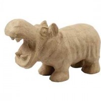 Nijlpaard, h: 18 cm, l: 28 cm, 1stuk [HOB-50725]